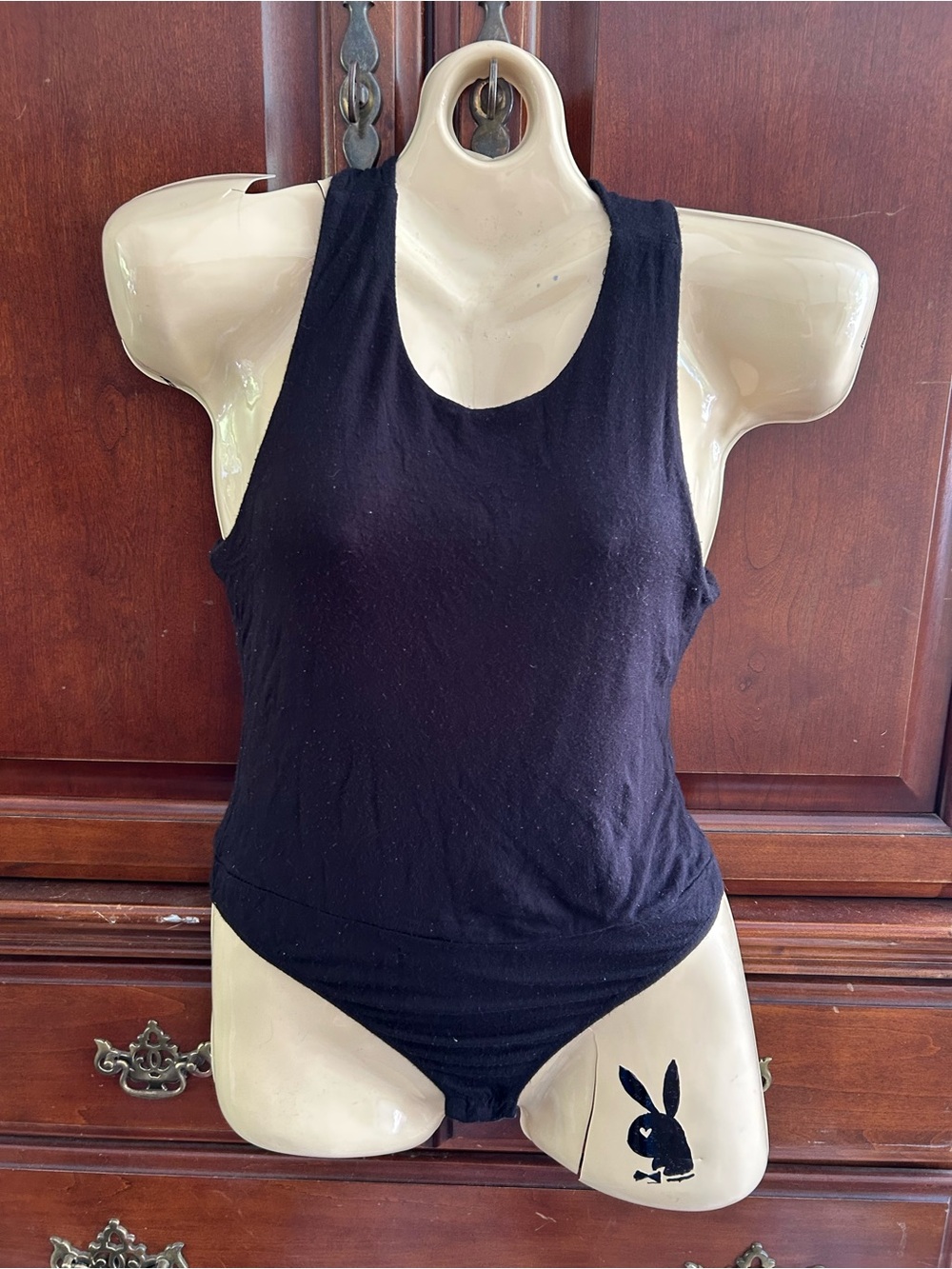 Sabrina Black Sleeveless Bodysuit
